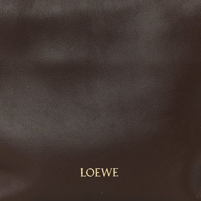 Loewe Nappa Flamenco Knot Clutch Chocolate 8 of 10