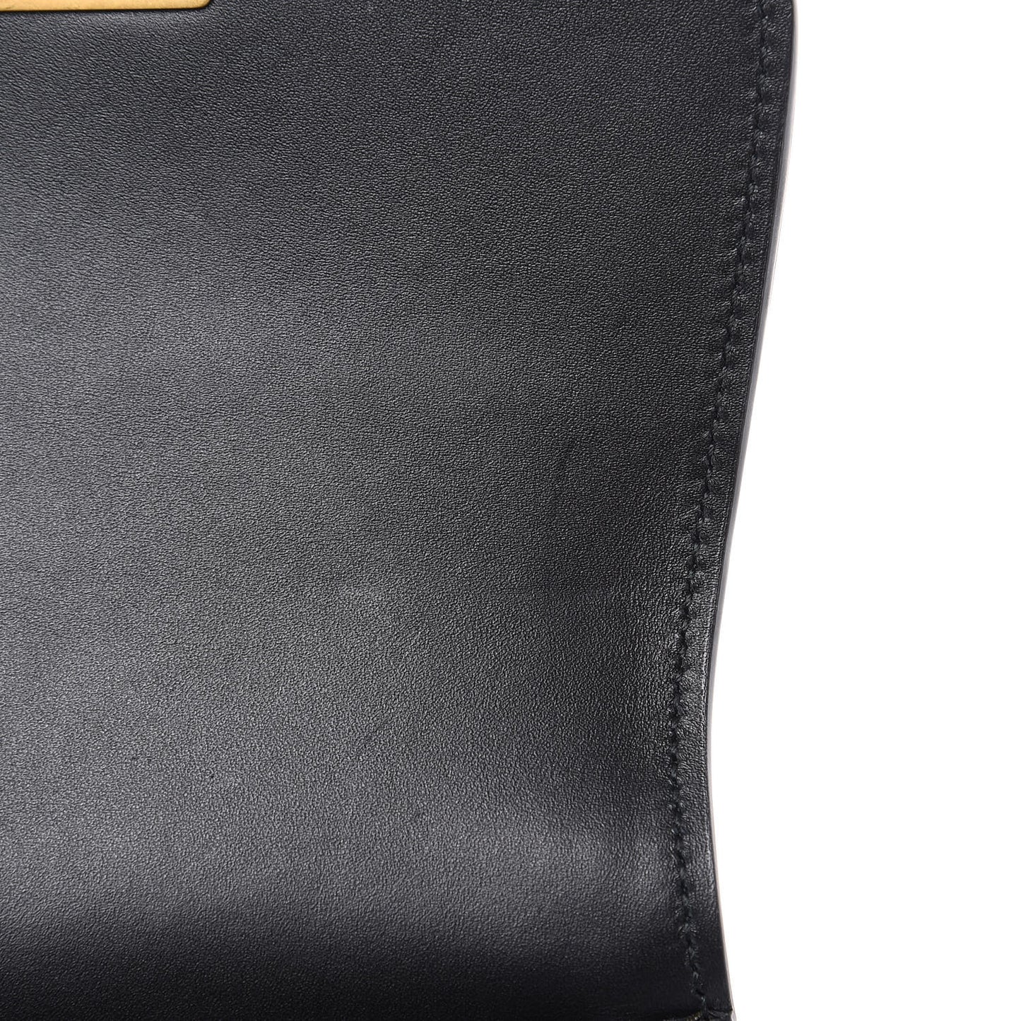 GG Supreme Monogram Small Osiride Shoulder Bag Black Gold