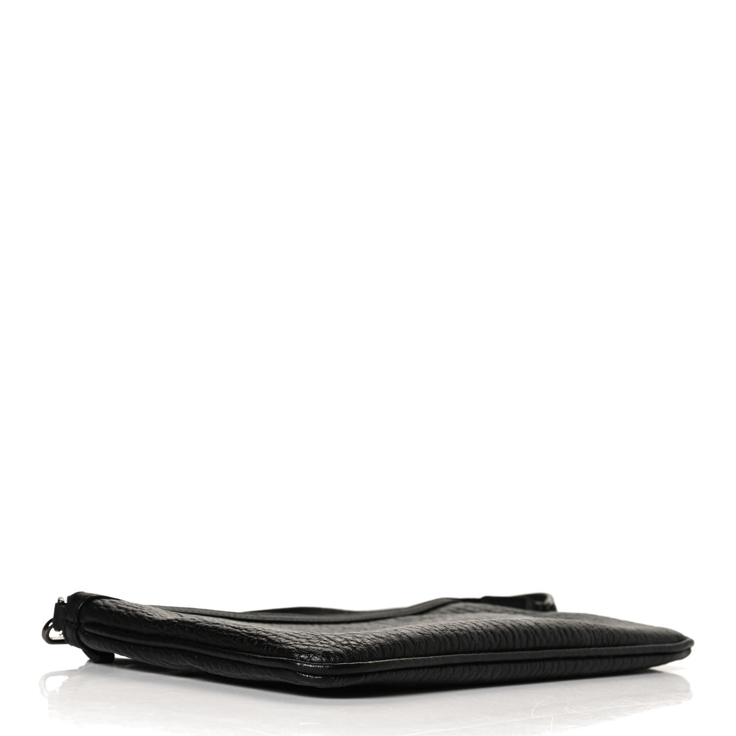 MCM Visetos Anya Shopper Tote Pouch Black 4 of 10