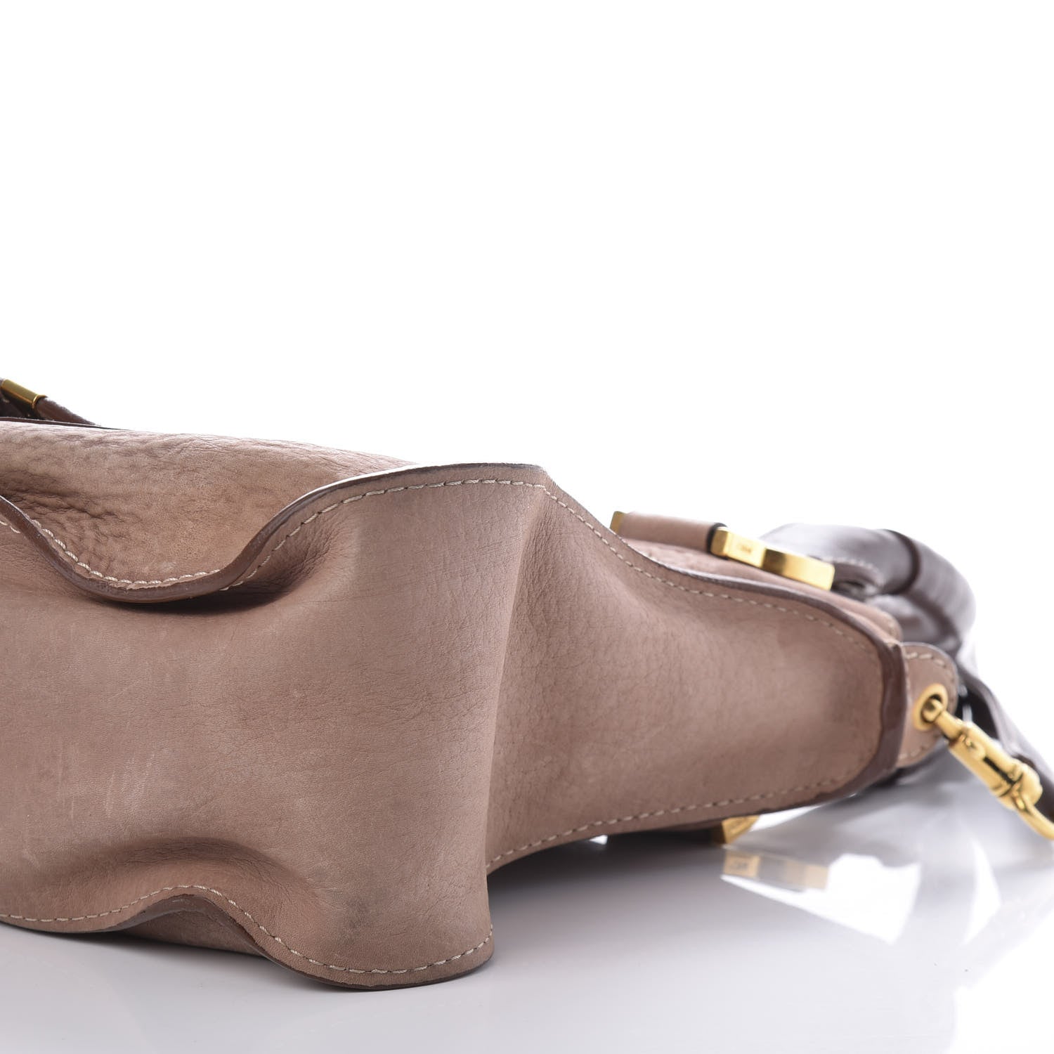 Chloe Nubuck Medium Marcie Satchel Oak 6 of 12