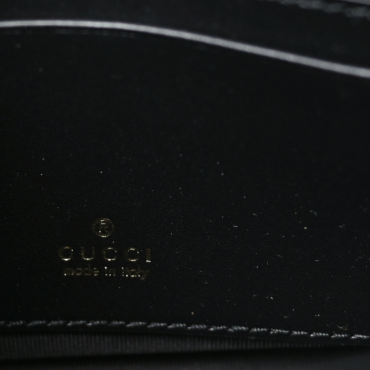Shiny Calfskin Small Bamboo Night Bag Black
