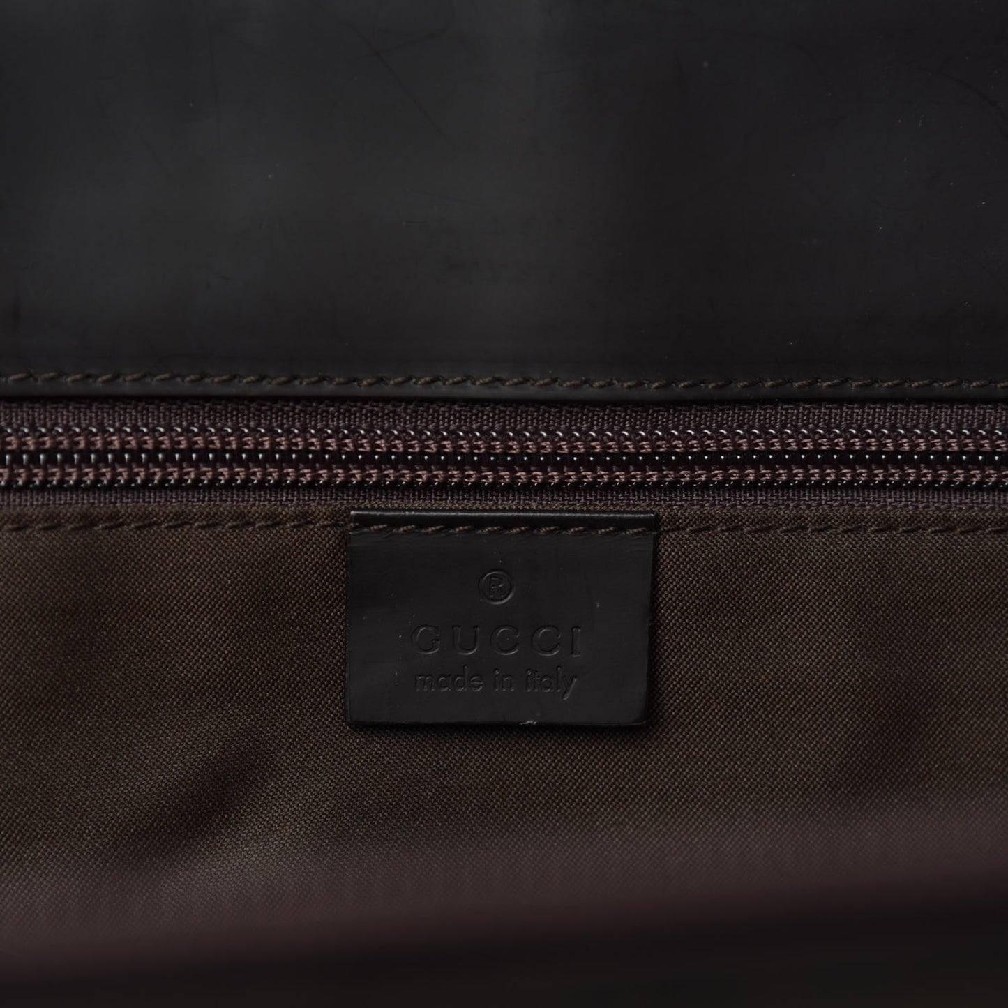 Nylon Monogram Travel Bag Dark Brown
