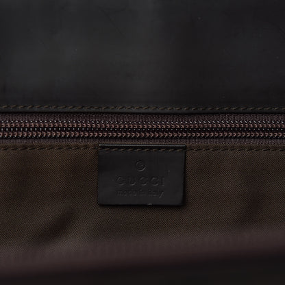 Gucci Nylon Monogram Travel Bag Dark Brown 8 of 10