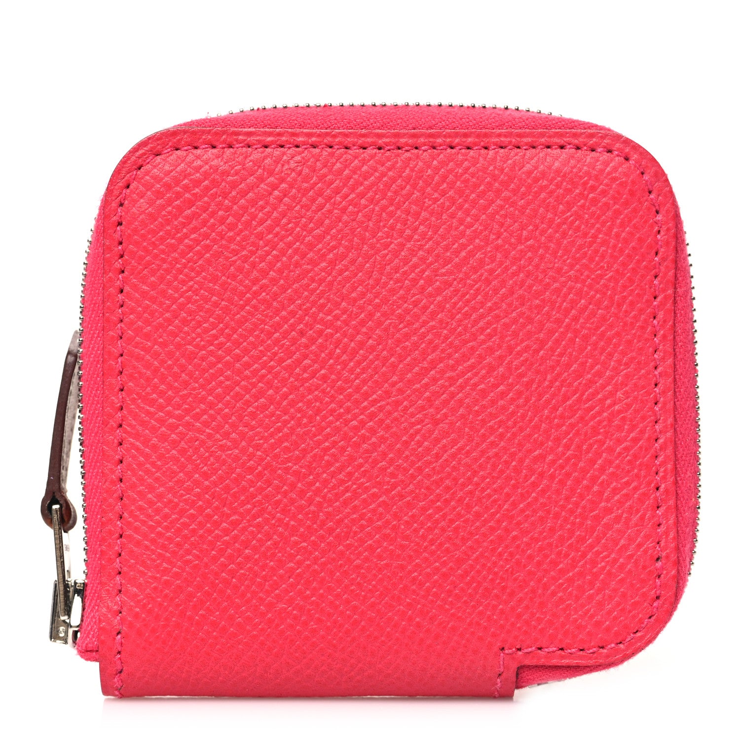 Hermes Epsom Silk'in Coin Purse Rose Mexico 1 of 7