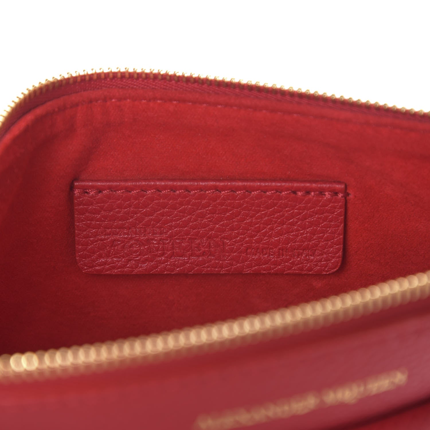 Alexander McQueen Calfskin Zipped Pouch Red 5 of 7