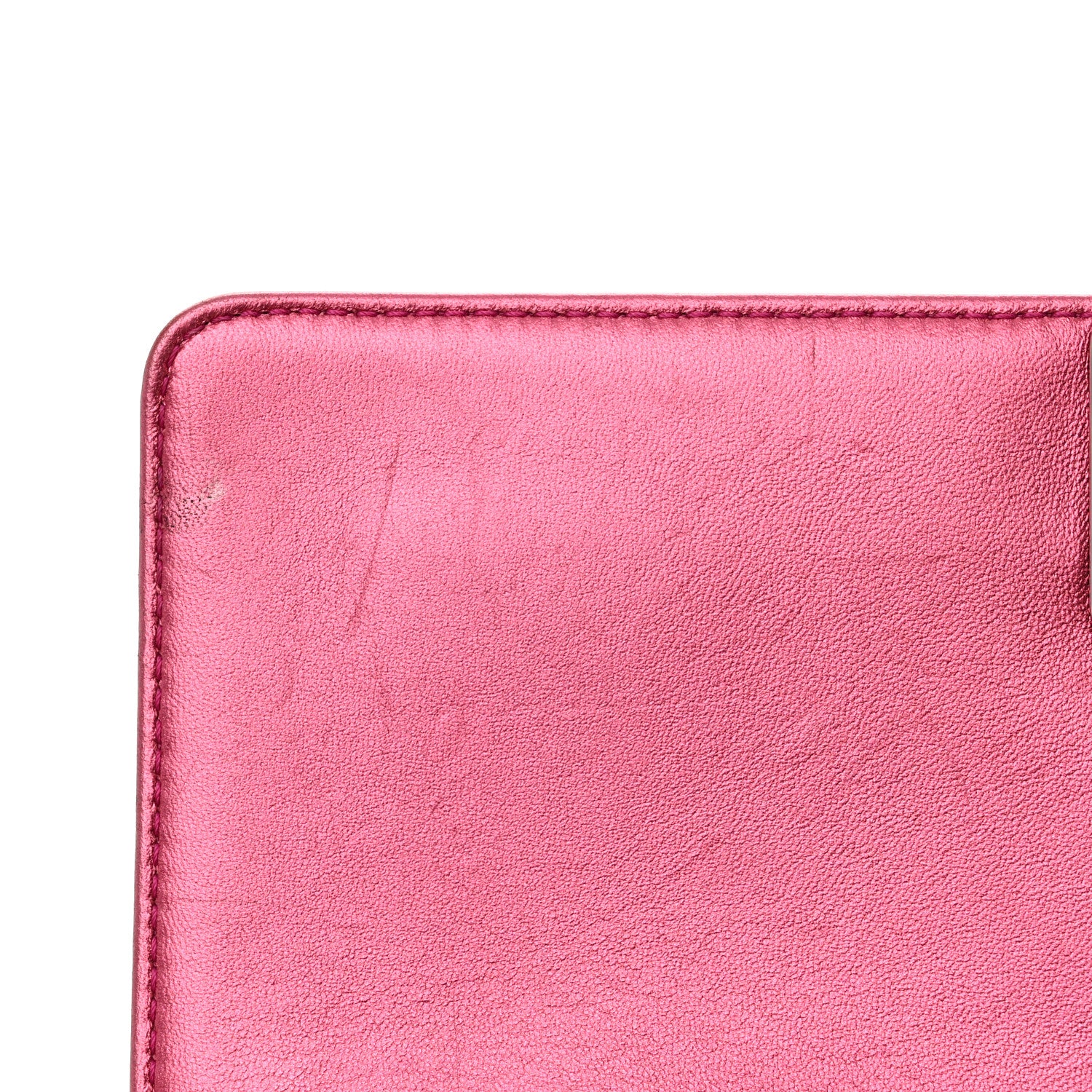 Chanel Metallic Patent Calfskin Quilted Medium Boy Flap Pink 11 of 16