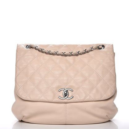 Chanel Calfskin Quilted Large Trianon Messenger Flap Light Pink 1 of 10