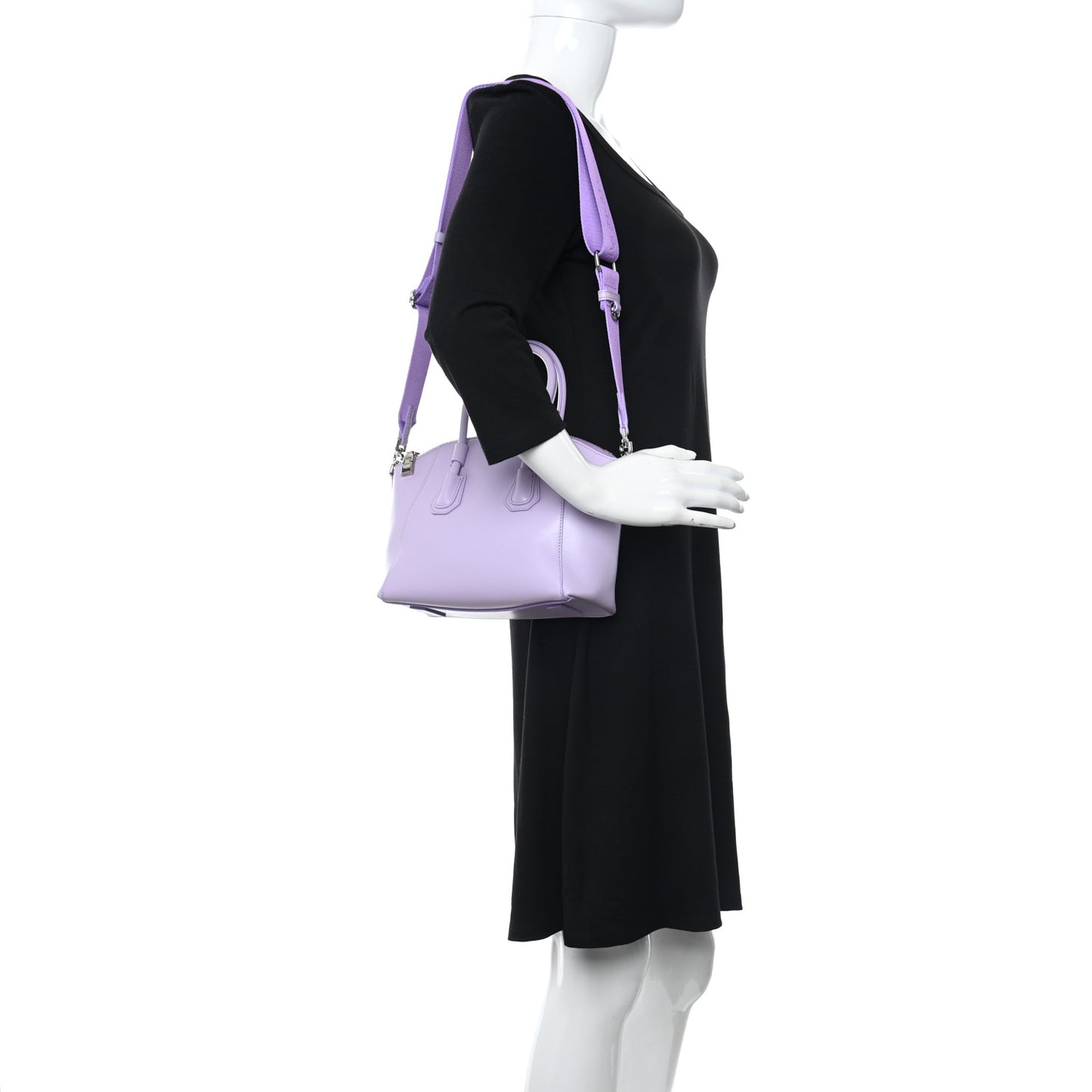 Box Calfskin Mini Sport Antigona Top Handle Bag Mauve