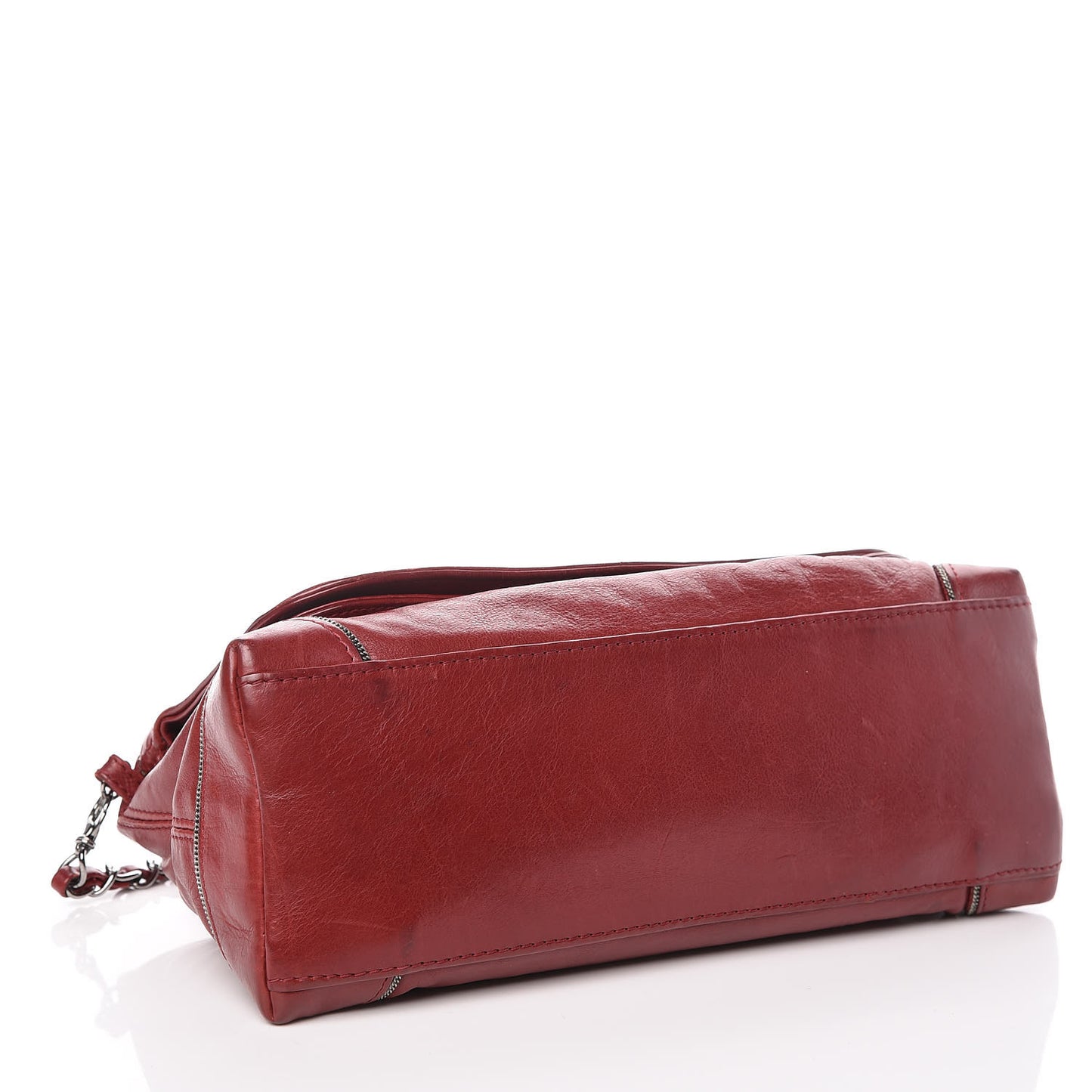 Lambskin CC Chain Shoulder Bag Red