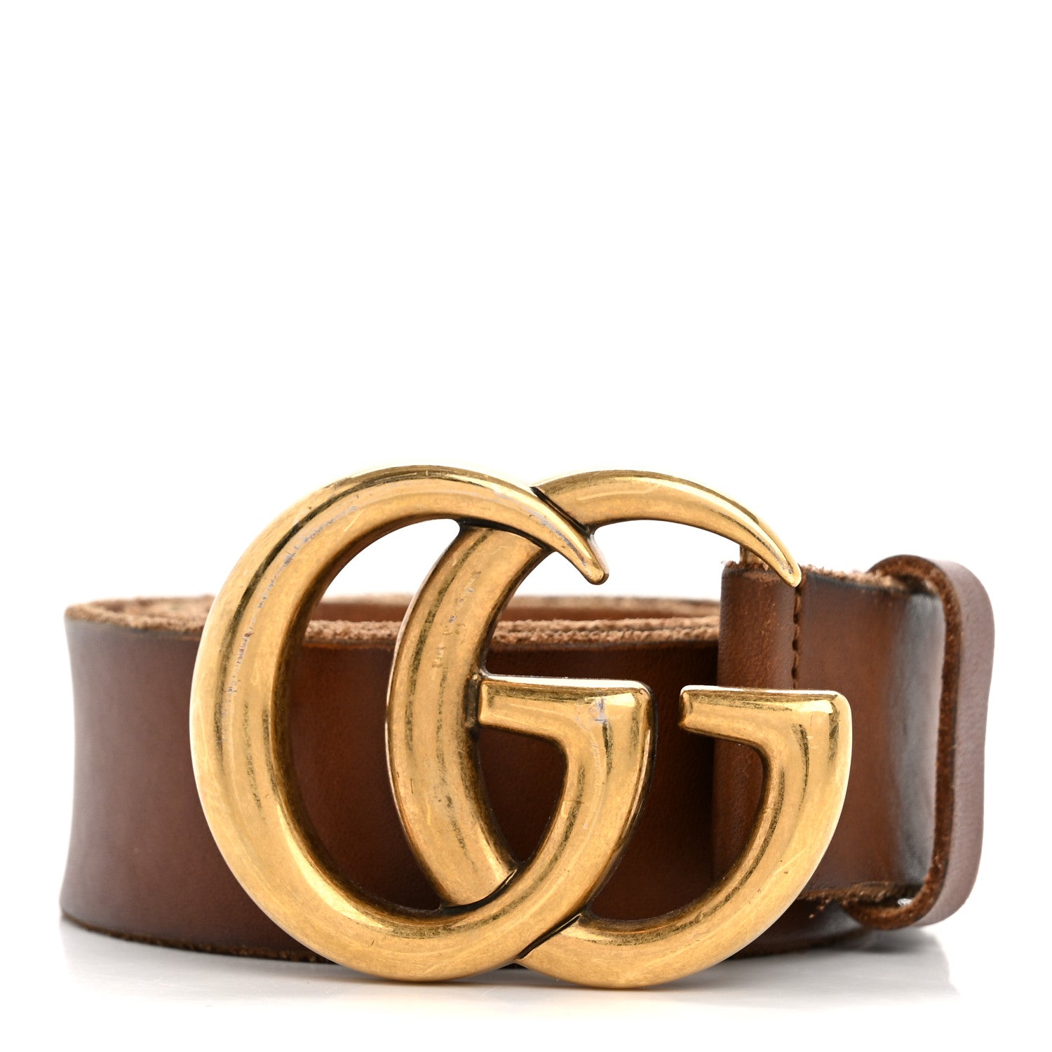 Gucci Faded Calfskin Double G 40mm Belt 115 46 Cuir 1 of 7