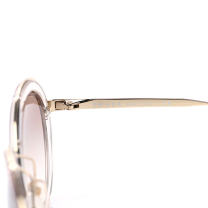 Prada Round Sunglasses SPR 50T Brown Havana 6 of 9