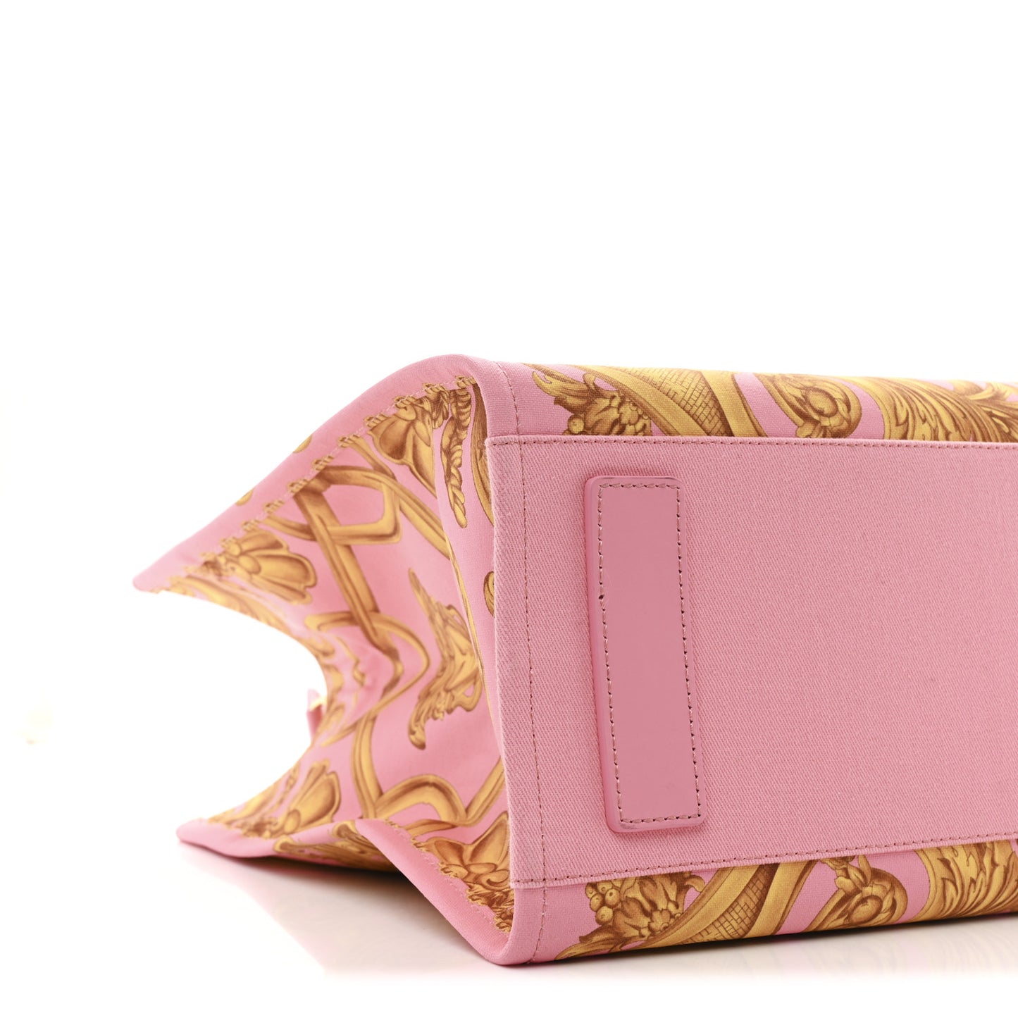 Canvas Baroque Print Medusa Large Tote Pink