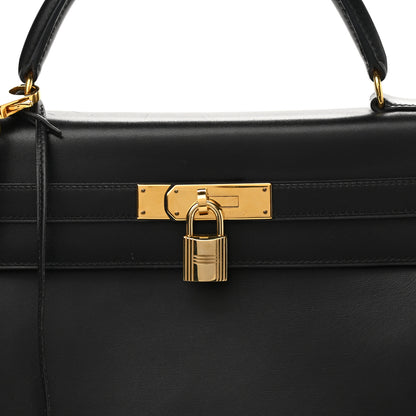 Hermes Box Kelly Retourne 32 Black 8 of 11
