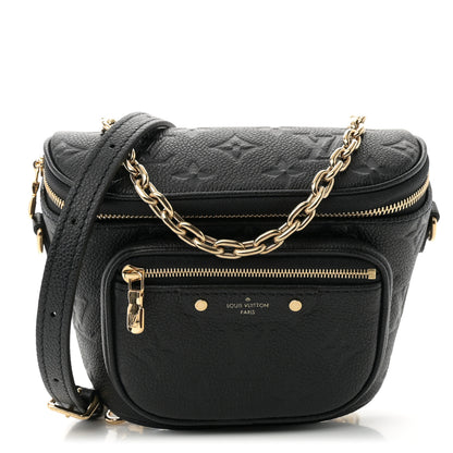 Louis Vuitton Empreinte Mini Bumbag Black 1 of 9