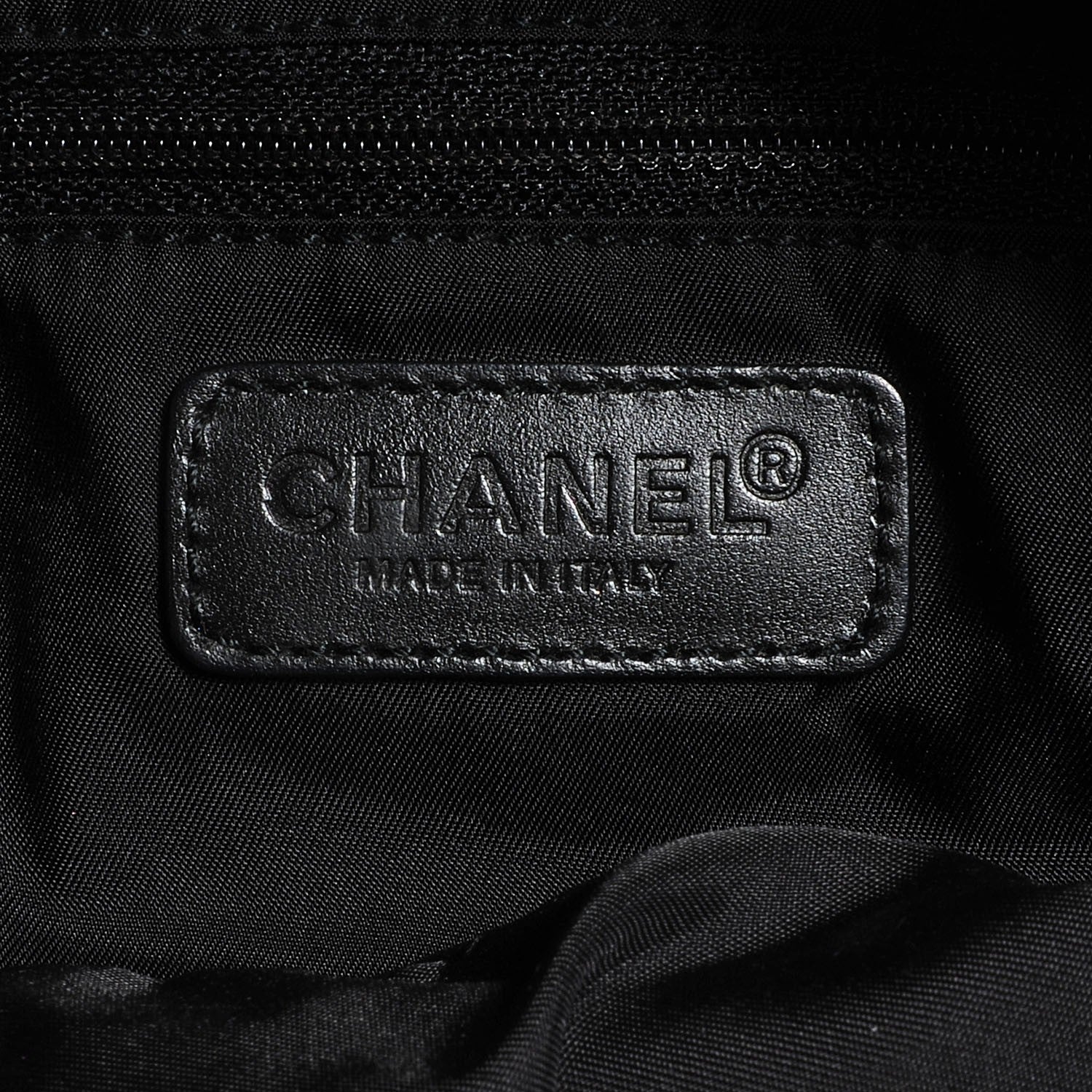 Chanel Nylon Travel Bowler Black 6 of 7