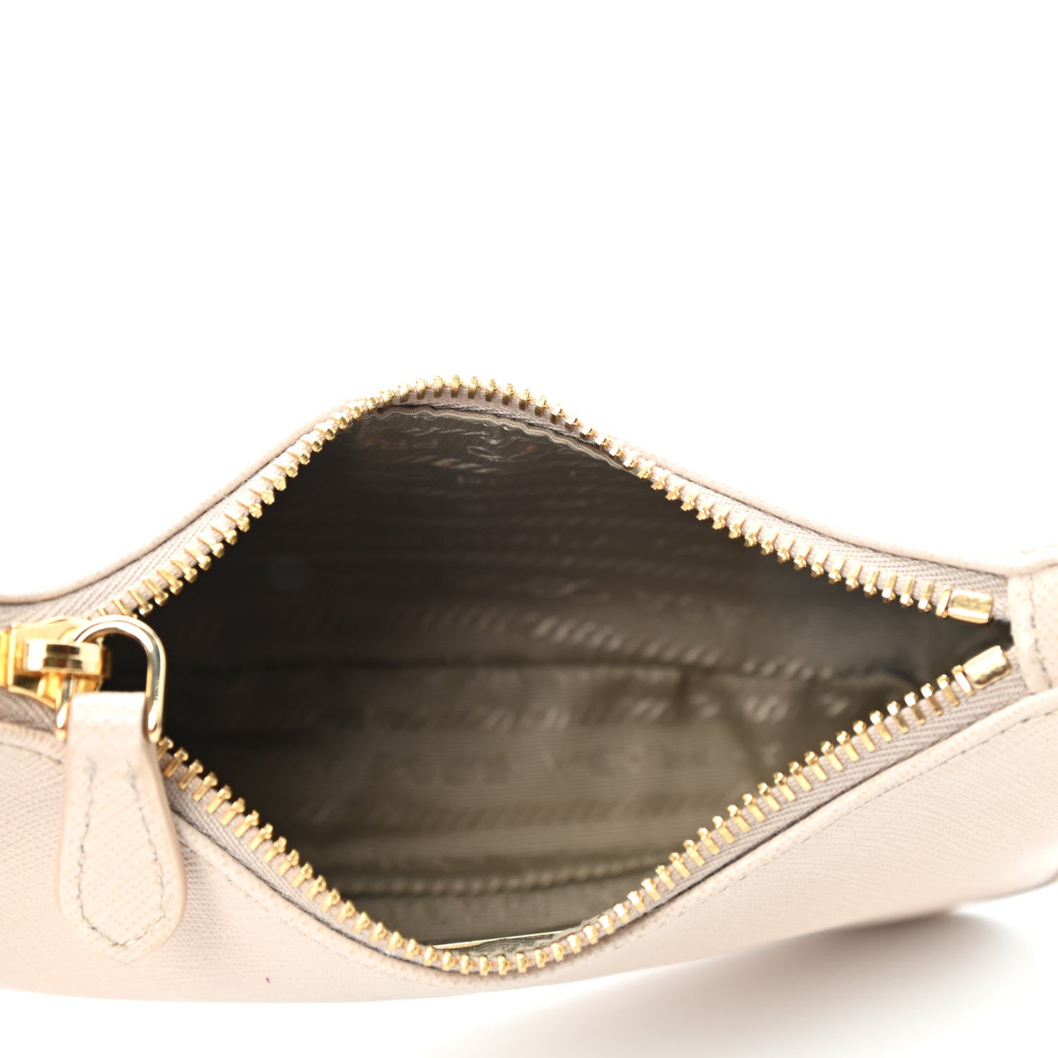 Prada Saffiano Lux Mini Shoulder Bag Travertino 4 of 4