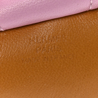 Hermes Milo Lambskin Grigri Rodeo Horse Bag Charm MM Sesame Mauve Sylvestre Craie 3 of 7