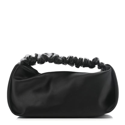 Alexander Wang Satin Mini Scrunchie Bag Black 1 of 6