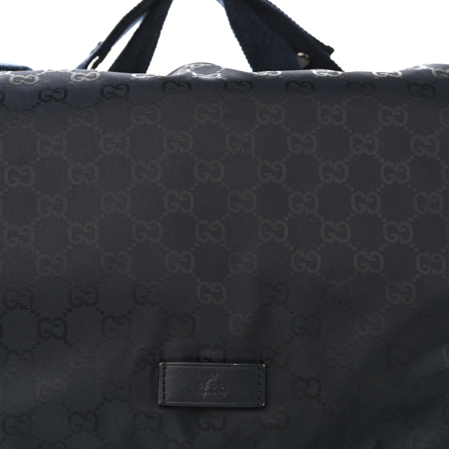 Gucci Nylon Monogram Messenger Diaper Bag Navy 8 of 12