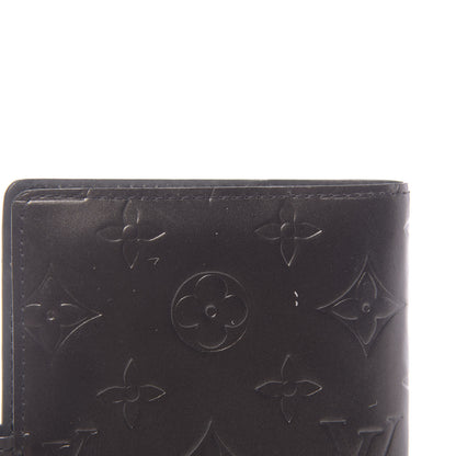 Louis Vuitton Mat Monogram Small Ring Agenda Cover Black 7 of 7