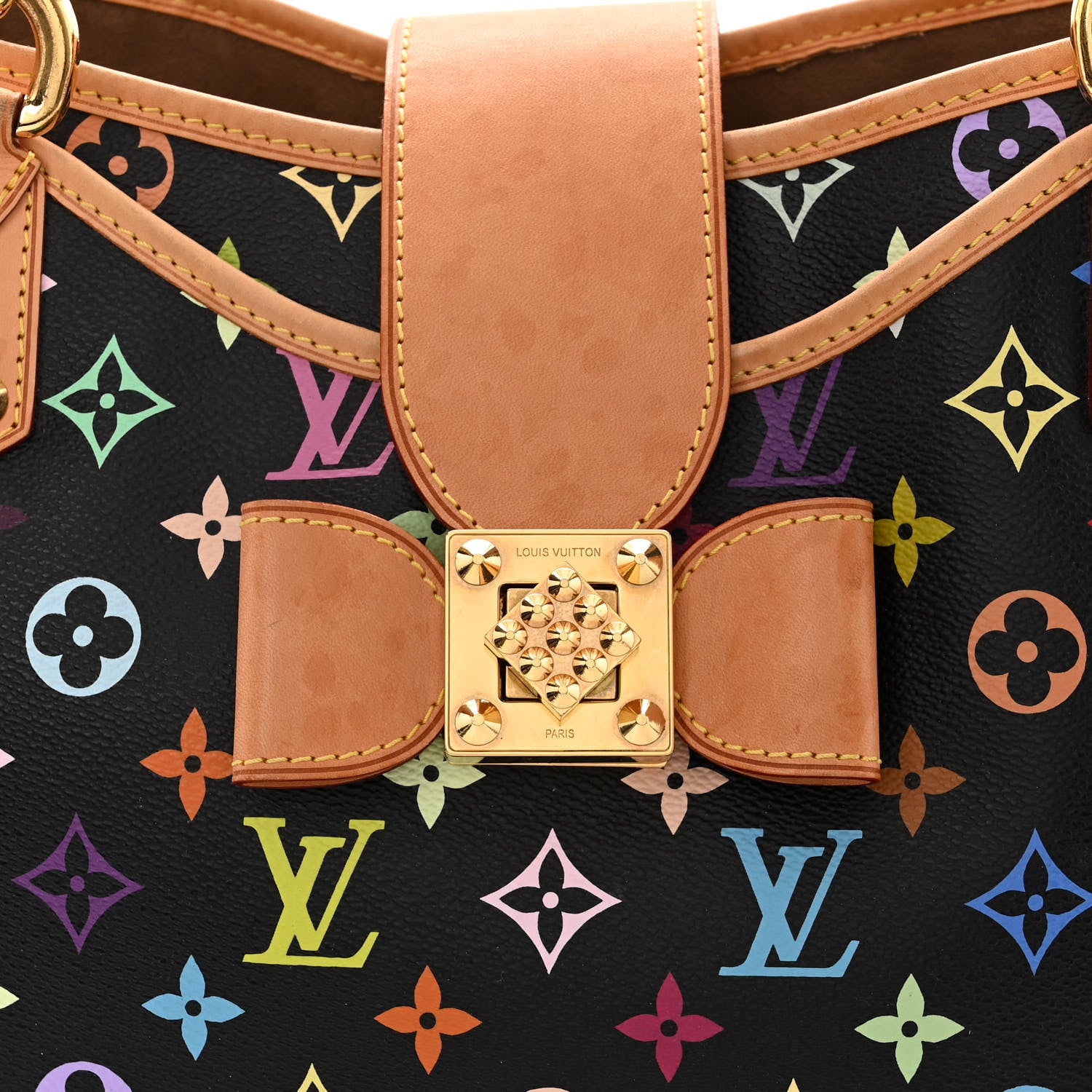 Louis Vuitton Monogram Multicolor Annie GM Black 7 of 10