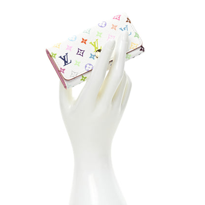 Louis Vuitton Monogram Multicolor Multicles 4 Key Holder White Litchi 2 of 7