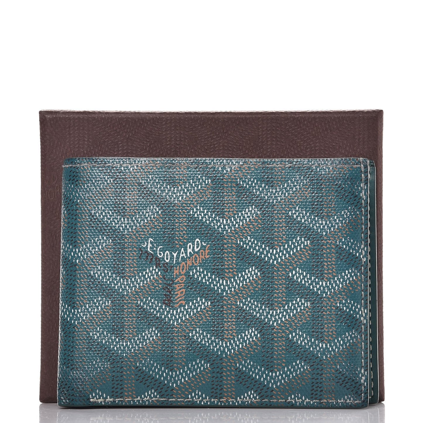 Goyardine Bifold Victoire PM Wallet Green
