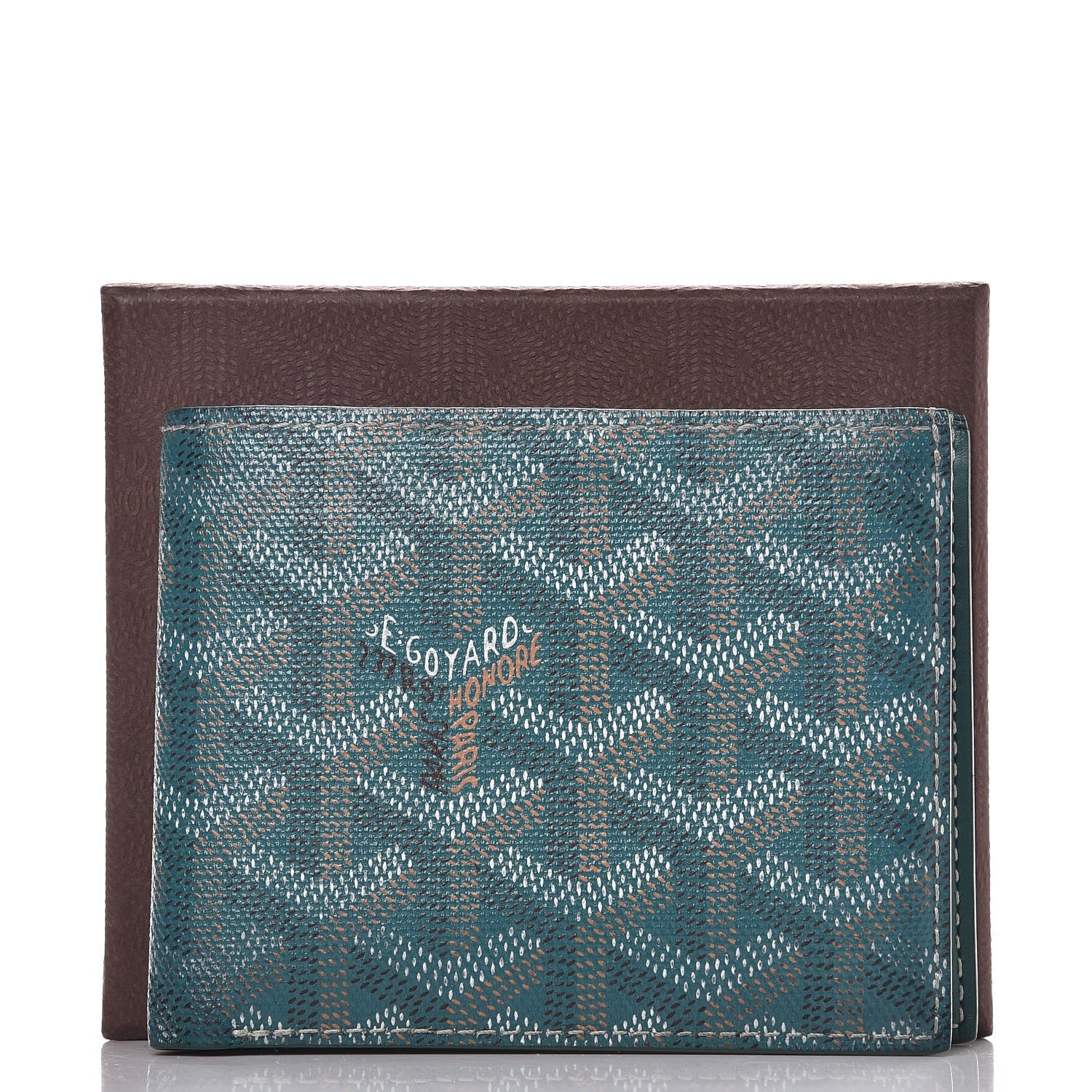 Goyard Goyardine Bifold Victoire PM Wallet Green 8 of 8