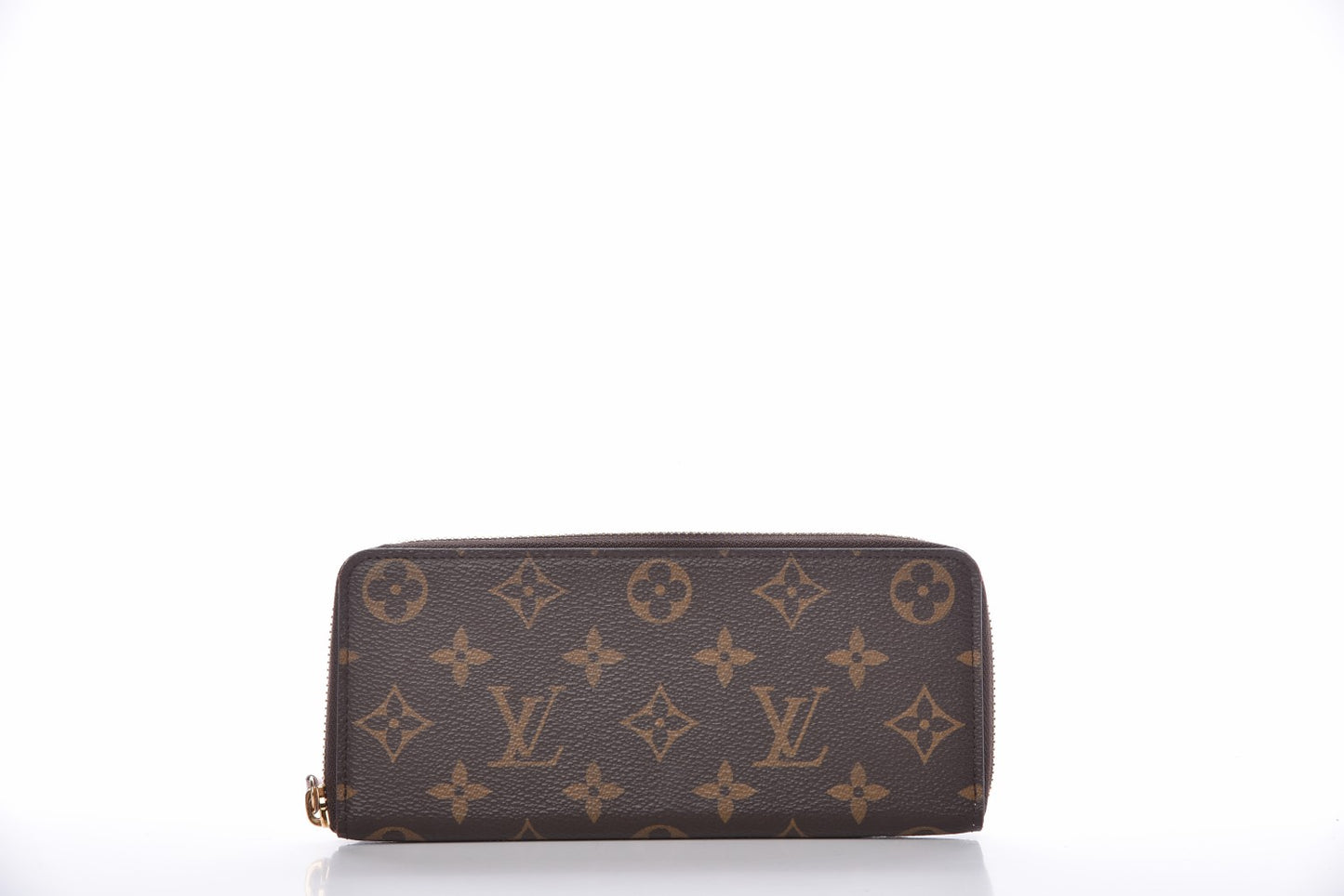 Monogram Clemence Wallet Rose Ballerine