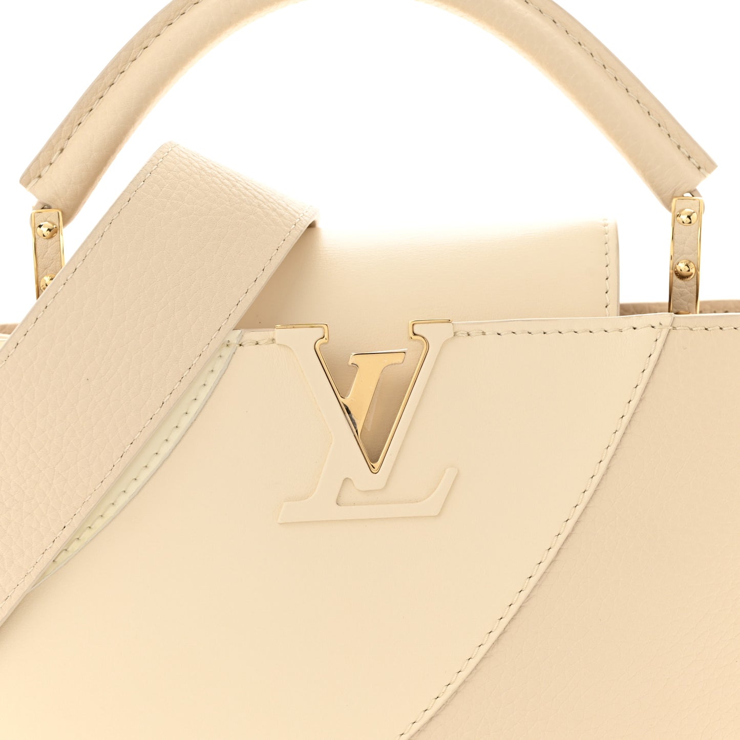 Taurillon Gelato Capucines BB Tonal Vanilla Beige