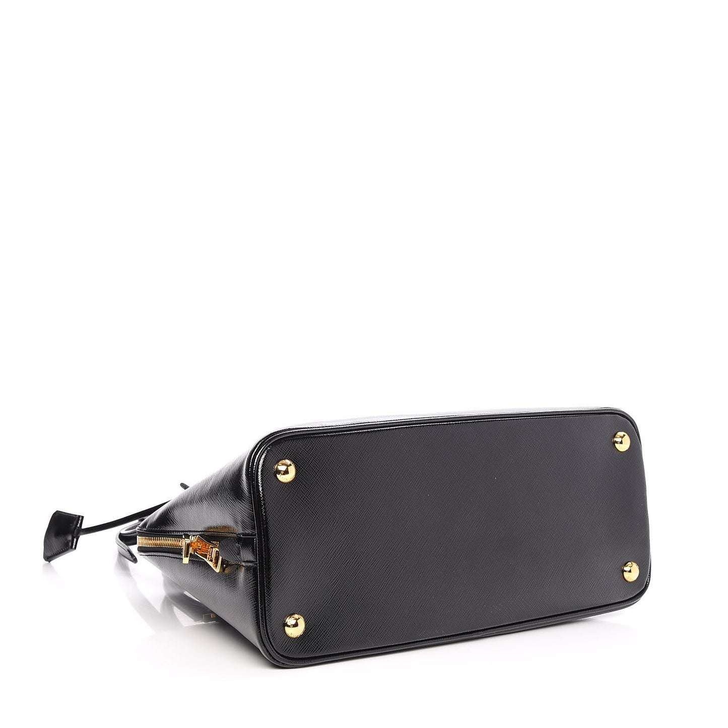 Saffiano Vernice Medium Promenade Tote Black
