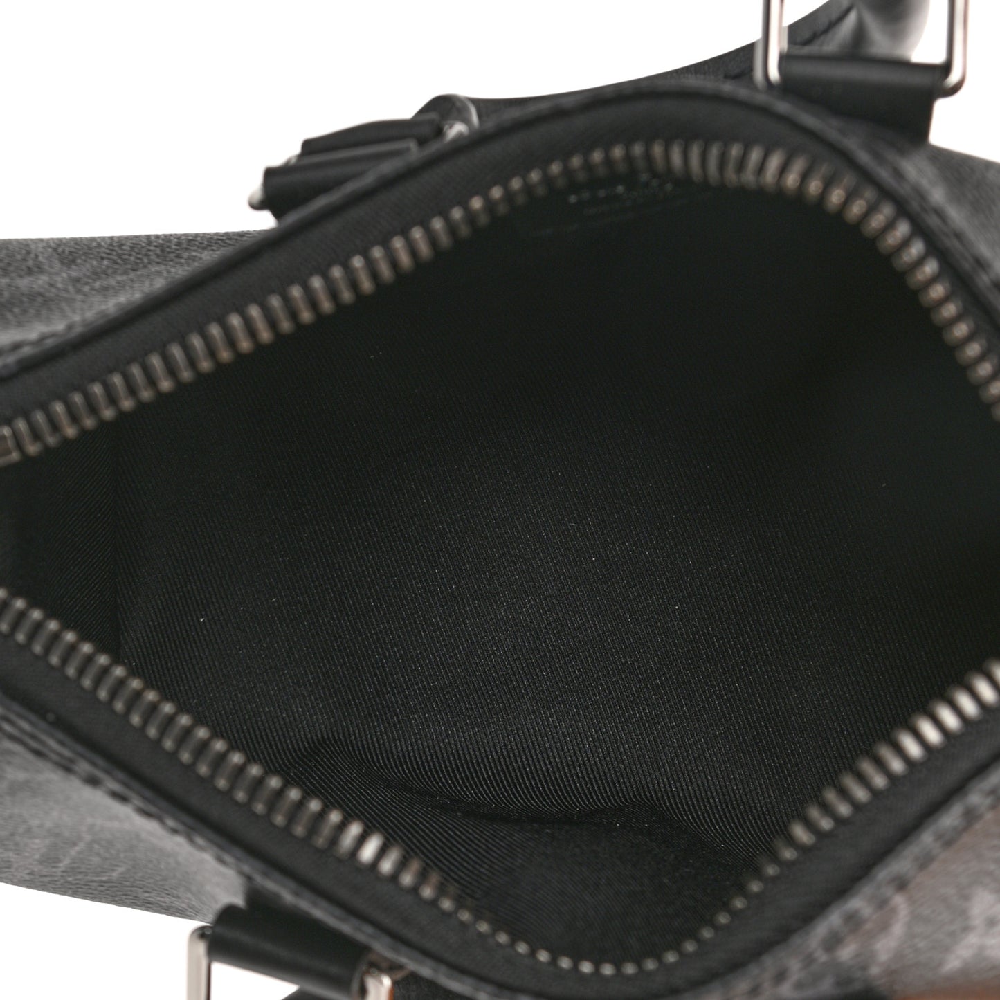 Reverse Monogram Eclipse Keepall XS Black