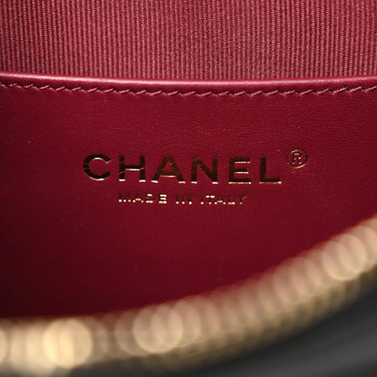 Chanel Shiny Lambskin Quilted Mini Camera Case Black 6 of 10