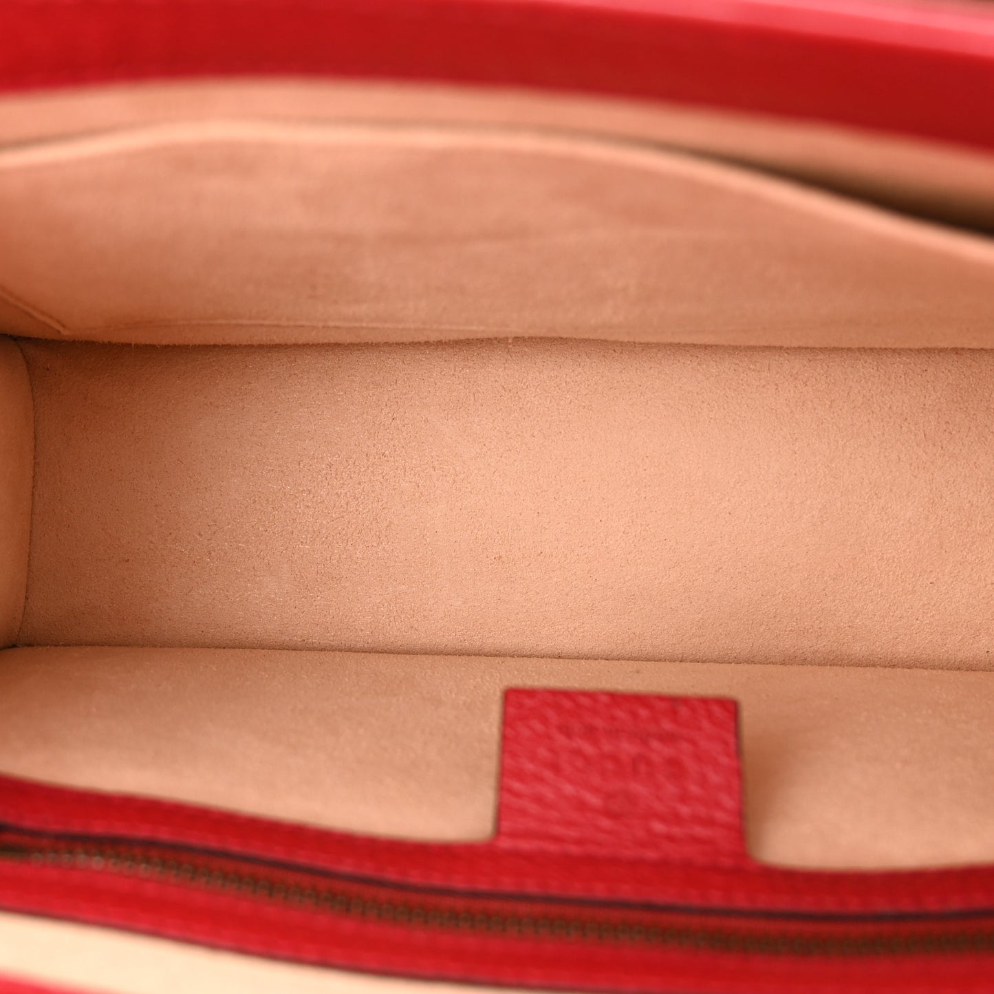 GG Supreme Monogram Small Queen Margaret Top Handle Bag Red