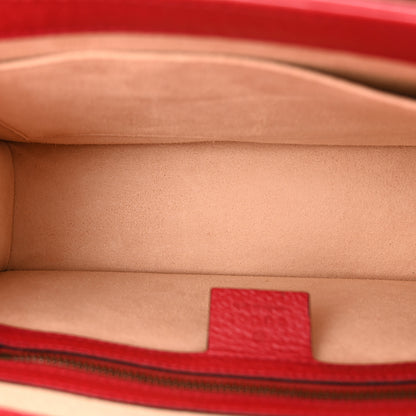 Gucci GG Supreme Monogram Small Queen Margaret Top Handle Bag Red 5 of 10