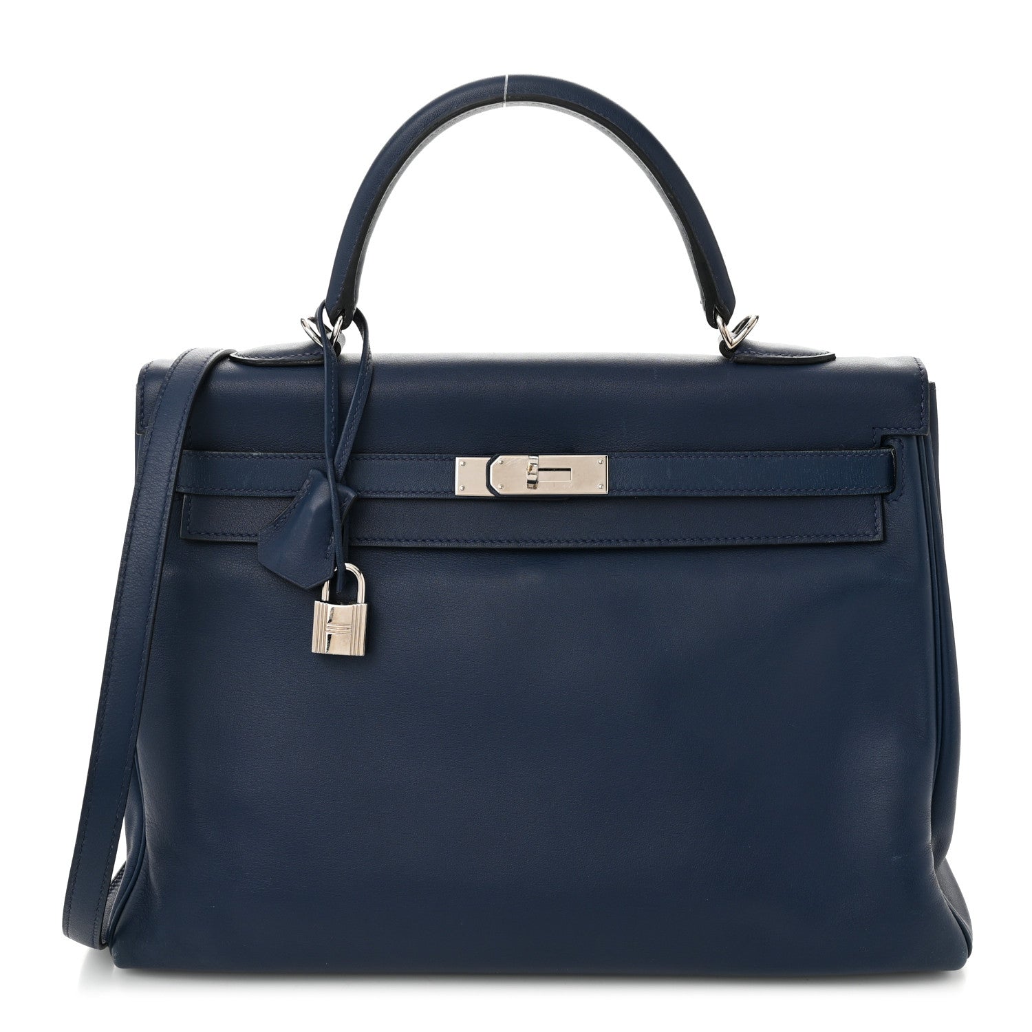 Hermes Swift Kelly 35 Bleu De Prusse 1 of 13