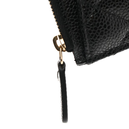 Chanel Caviar Quilted Classic Zip Pouch Black 8 of 8