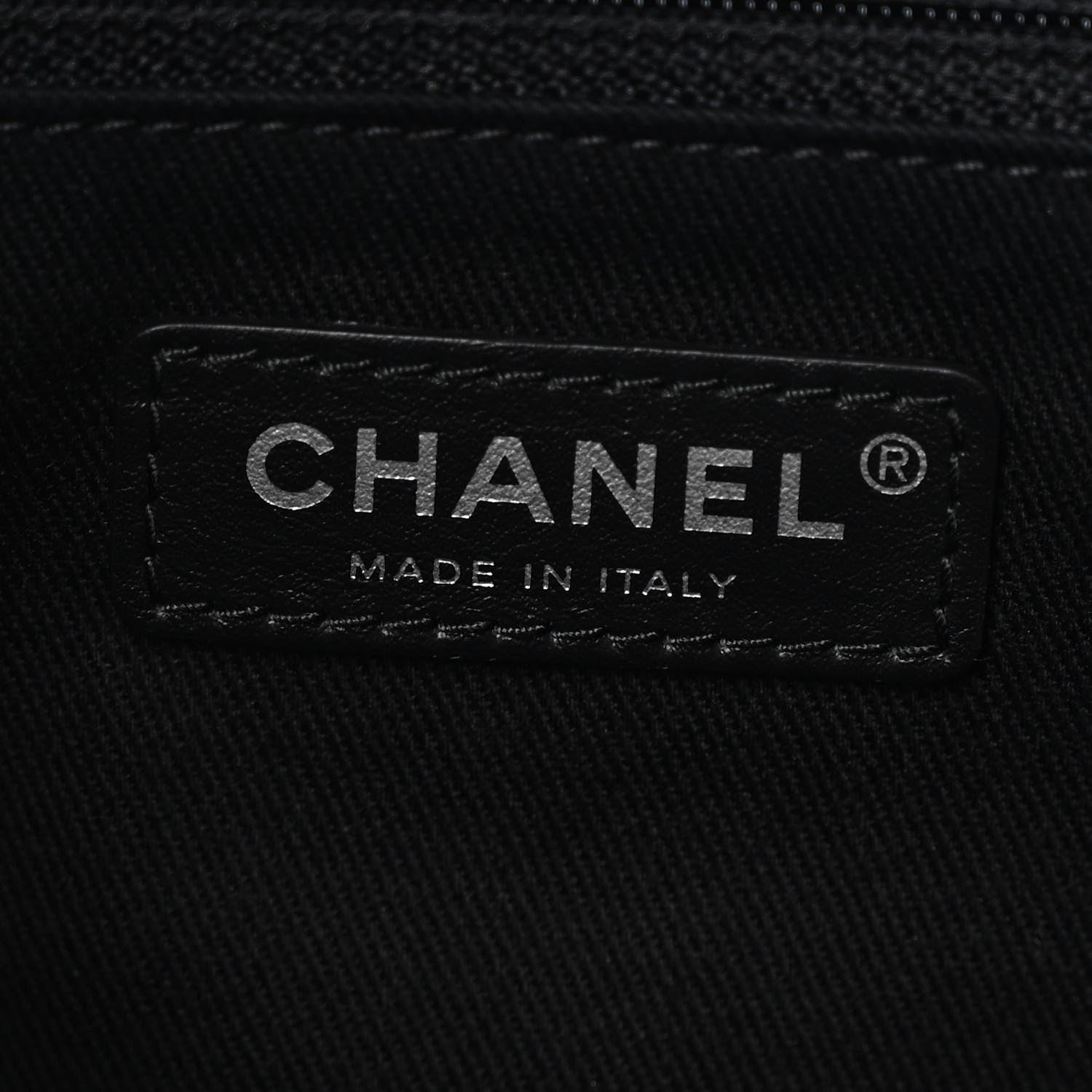 Chanel Canvas Extra Large Double Face Shopping Tote Black 6 of 10