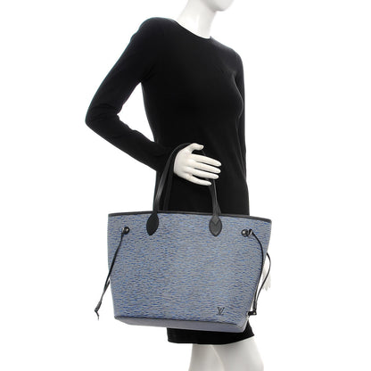 Louis Vuitton Epi Neverfull MM Denim Light 2 of 10