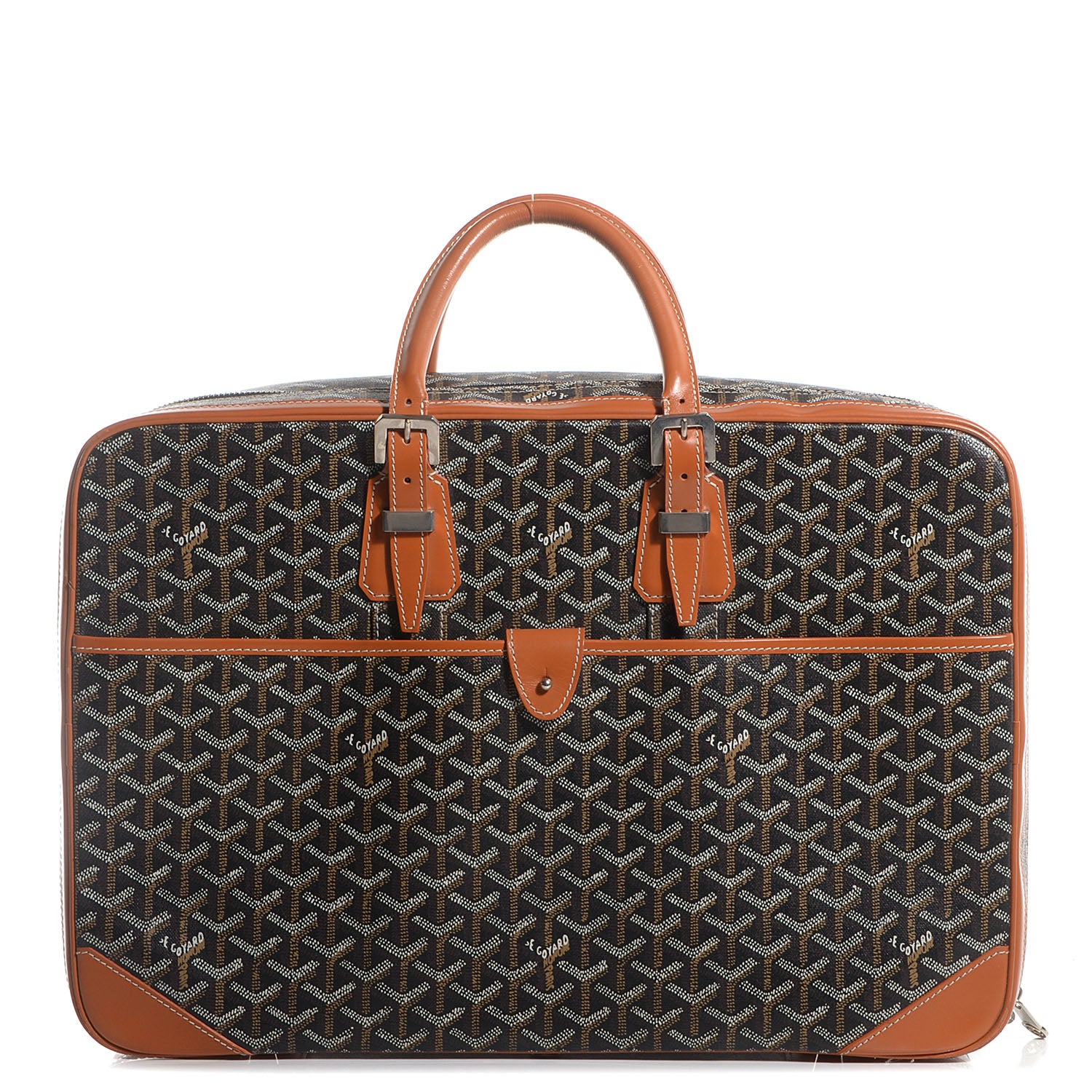 Goyard Goyardine Majordome 45 Soft Suitcase Black Gold 1 of 10