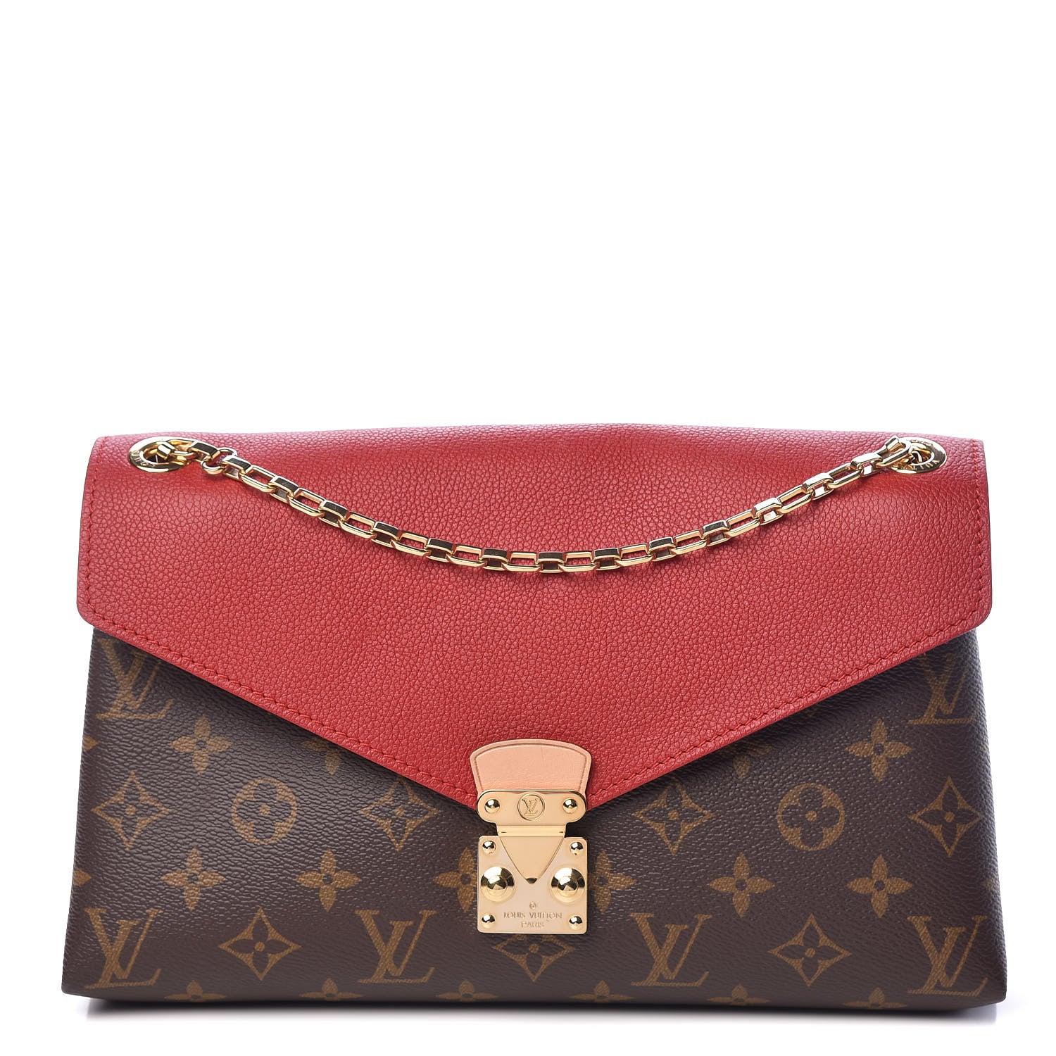 Louis Vuitton Monogram Pallas Chain Cherry 1 of 9