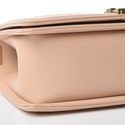 Chanel Caviar Quilted Medium Boy Flap Beige 8 of 14