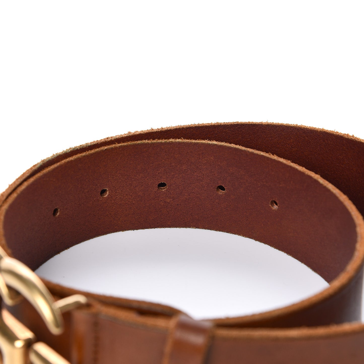 Faded Calfskin Double G 40mm Belt 80 32 Cuir
