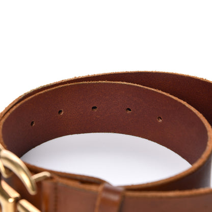 Gucci Faded Calfskin Double G 40mm Belt 80 32 Cuir 4 of 7