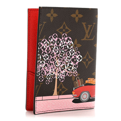 Louis Vuitton Monogram 2019 Christmas Animation Passport Cover Rouge 3 of 10