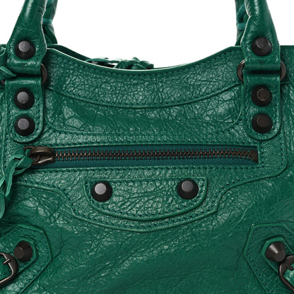 Balenciaga Agneau Classic Hardware Mini City Vert Perroquet 9 of 12