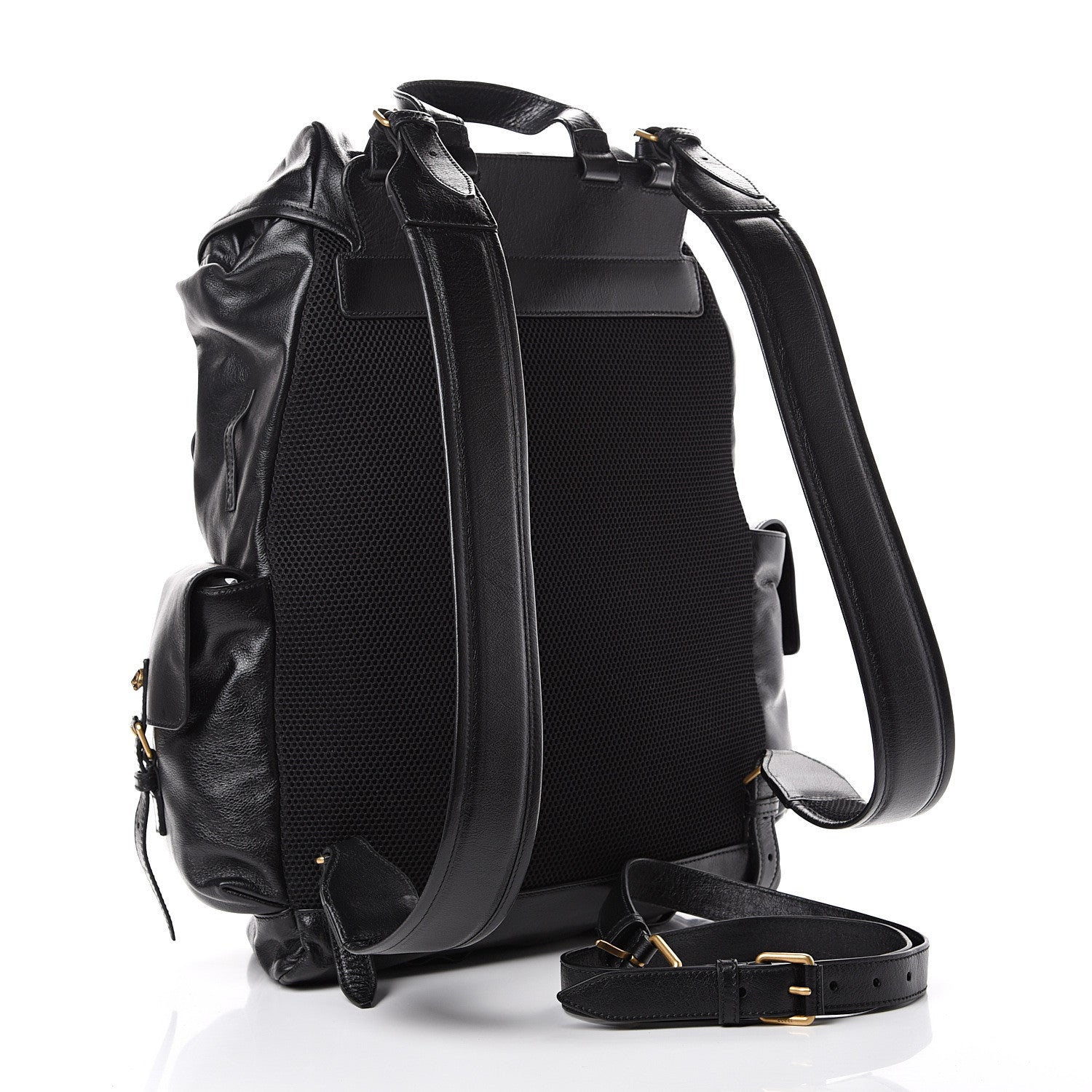 Gucci Piuma Lux Calfskin Re(Belle) Backpack Black 2 of 9