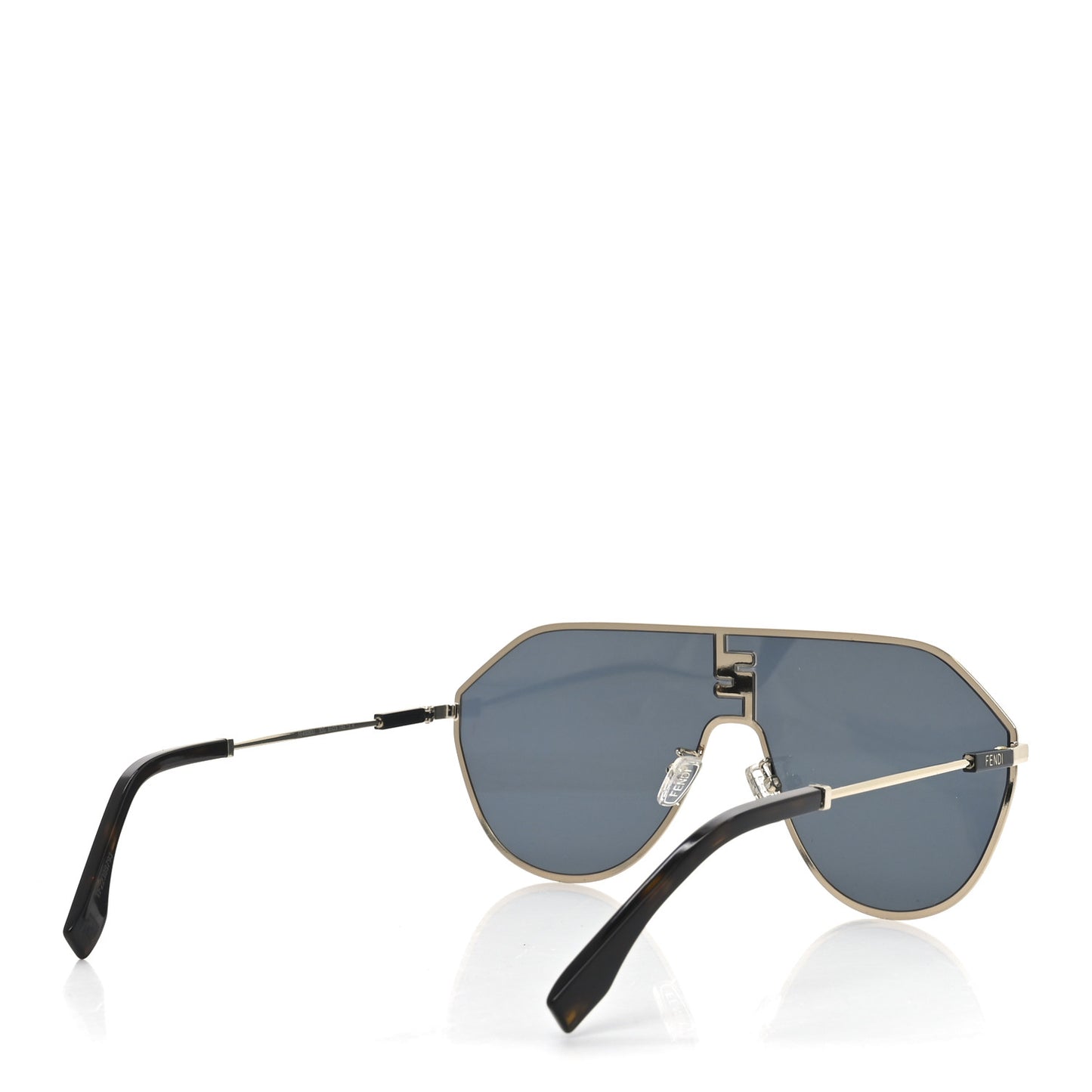 Metal Aviator Sunglasses FE40080U Gold