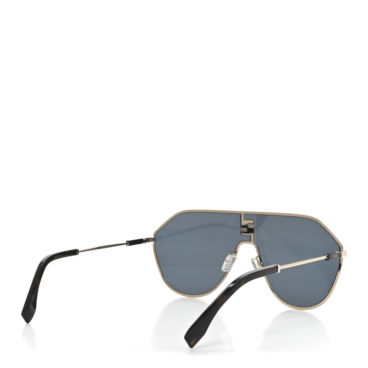 Fendi Metal Aviator Sunglasses FE40080U Gold 6 of 7