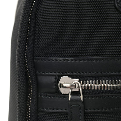 Gucci Techno Canvas Appia Calfskin Web Tote Backpack Black 12 of 13